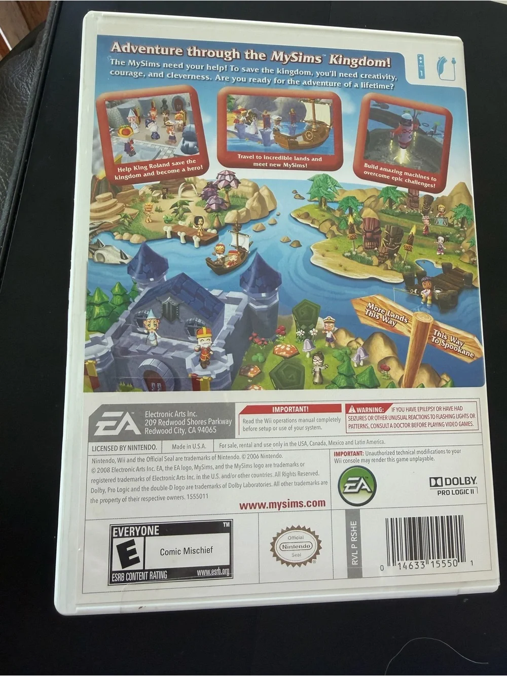 MySims Kingdom- Nintendo Wii - US Version